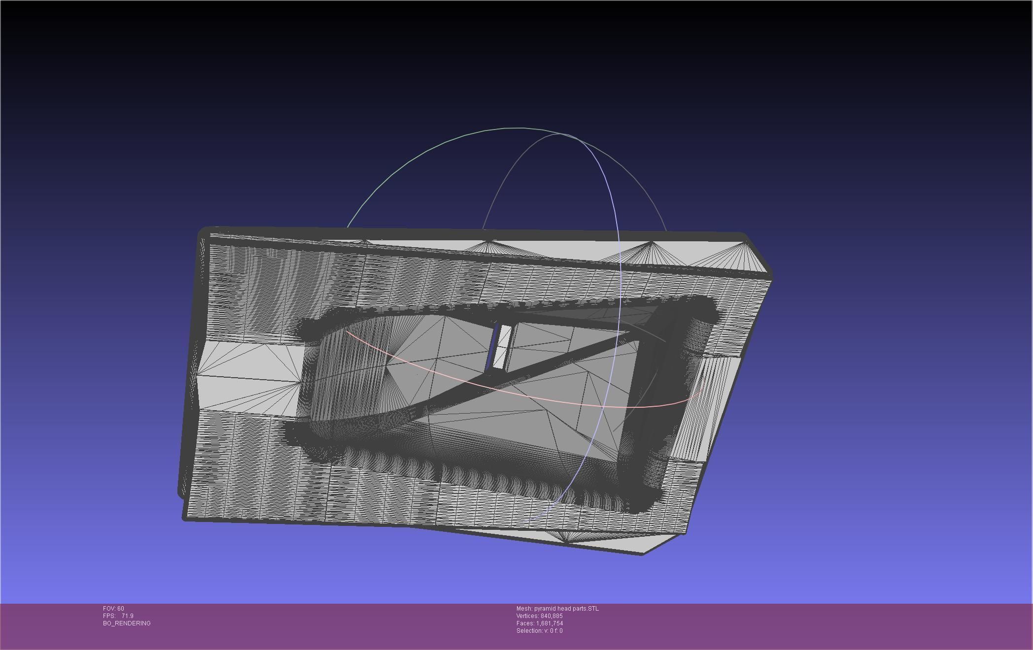 Pyramid Head 3D print model_142