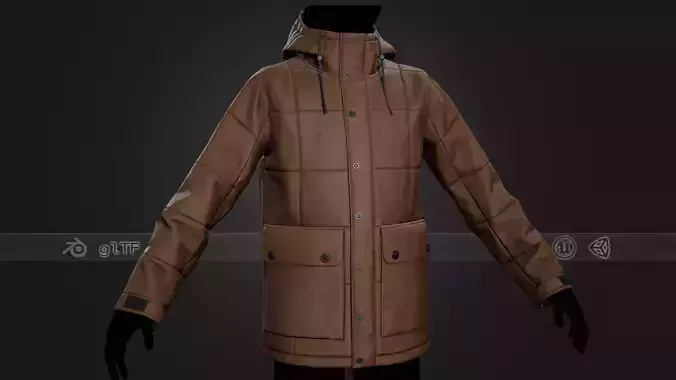 Brown Winter Jacket Style 1
