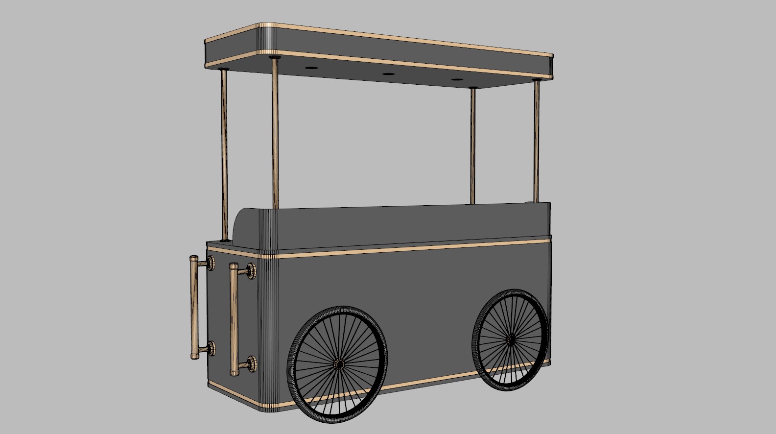 Pop Up Cart 4 3D model_6