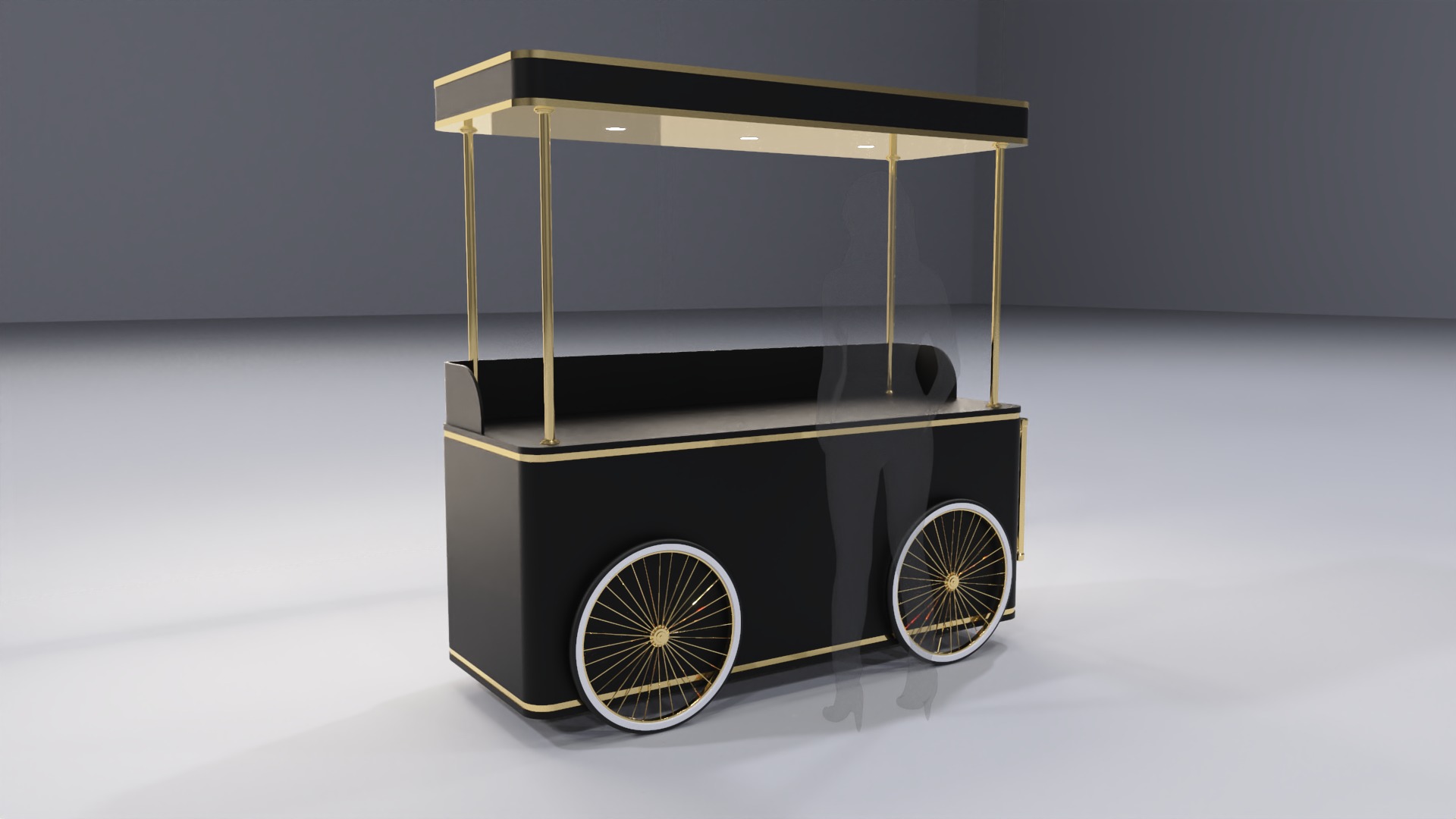 Pop Up Cart 4 3D model_3