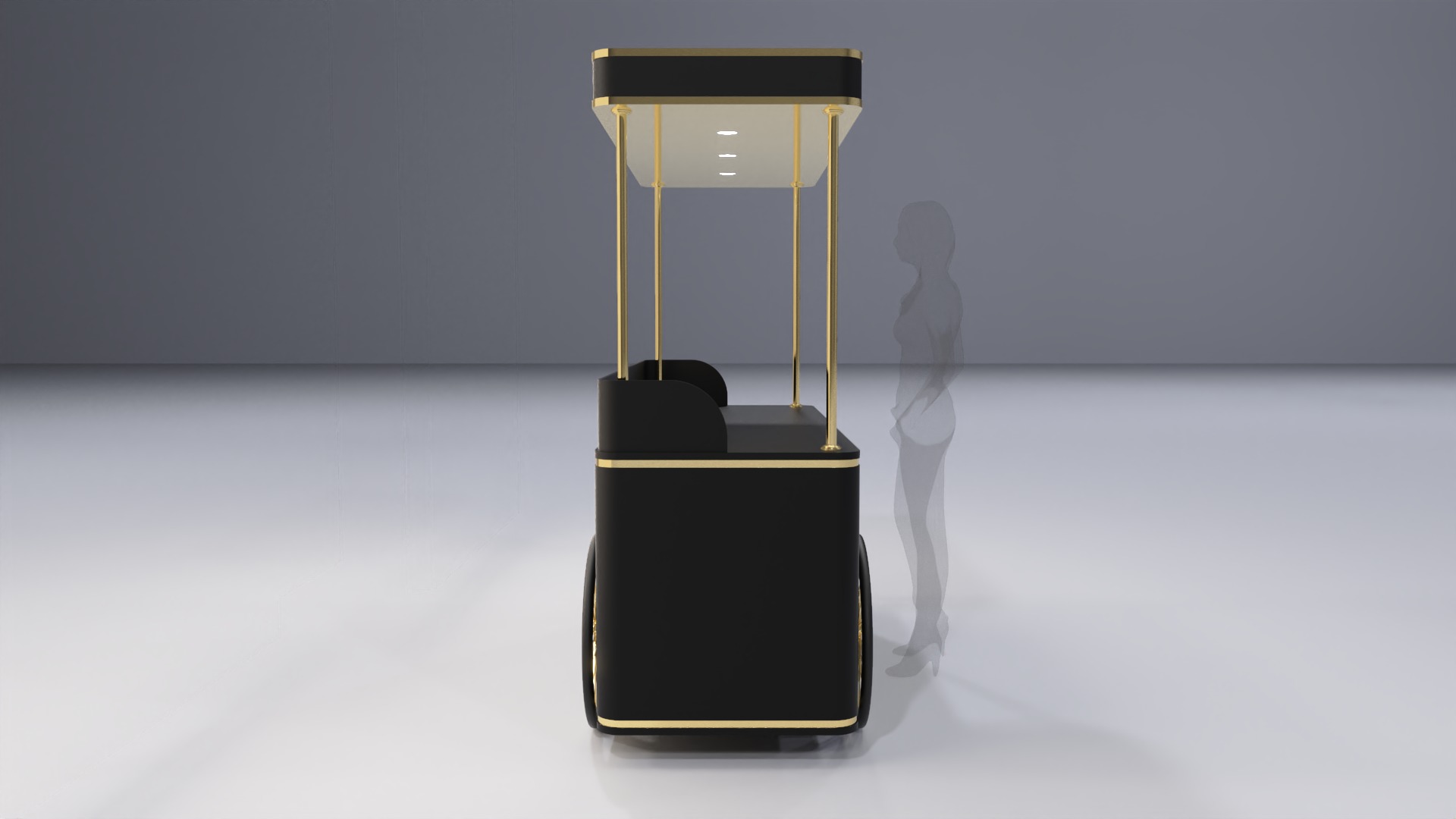 Pop Up Cart 4 3D model_2