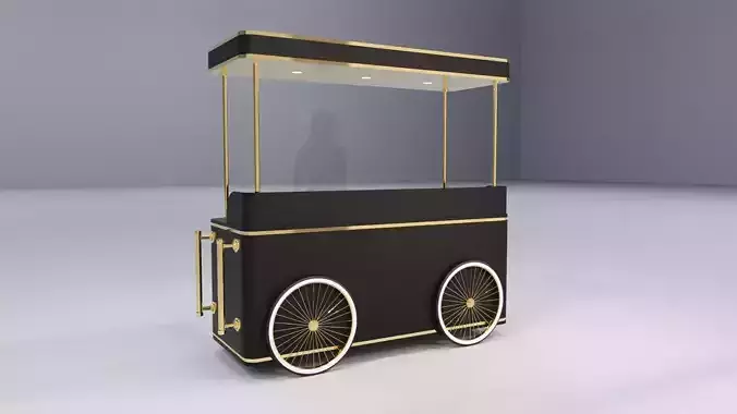 Pop Up Cart 4 3D model