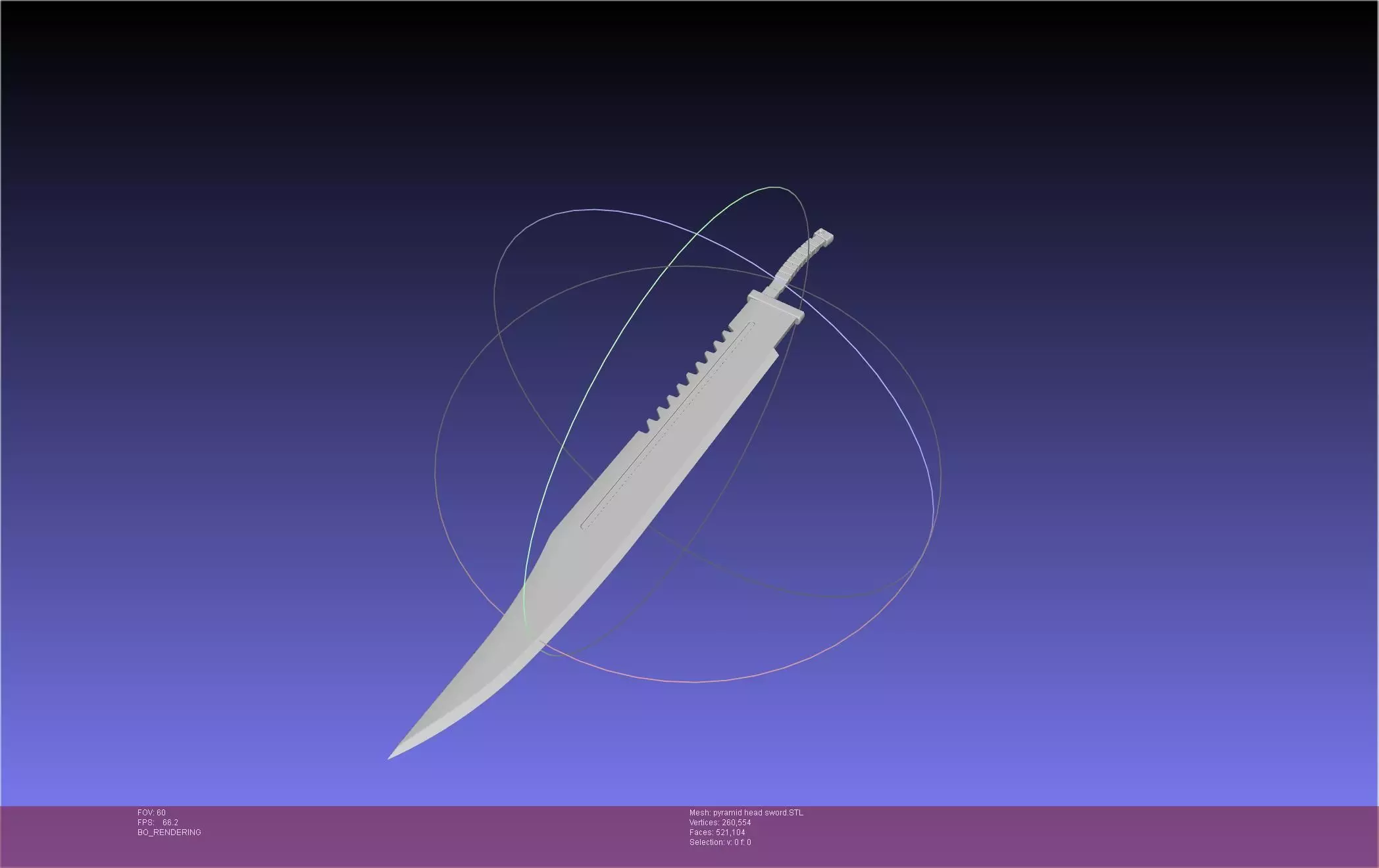 Pyramid Head Sword 3D print model