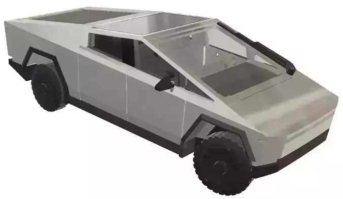tesla cybertruck 3D print model