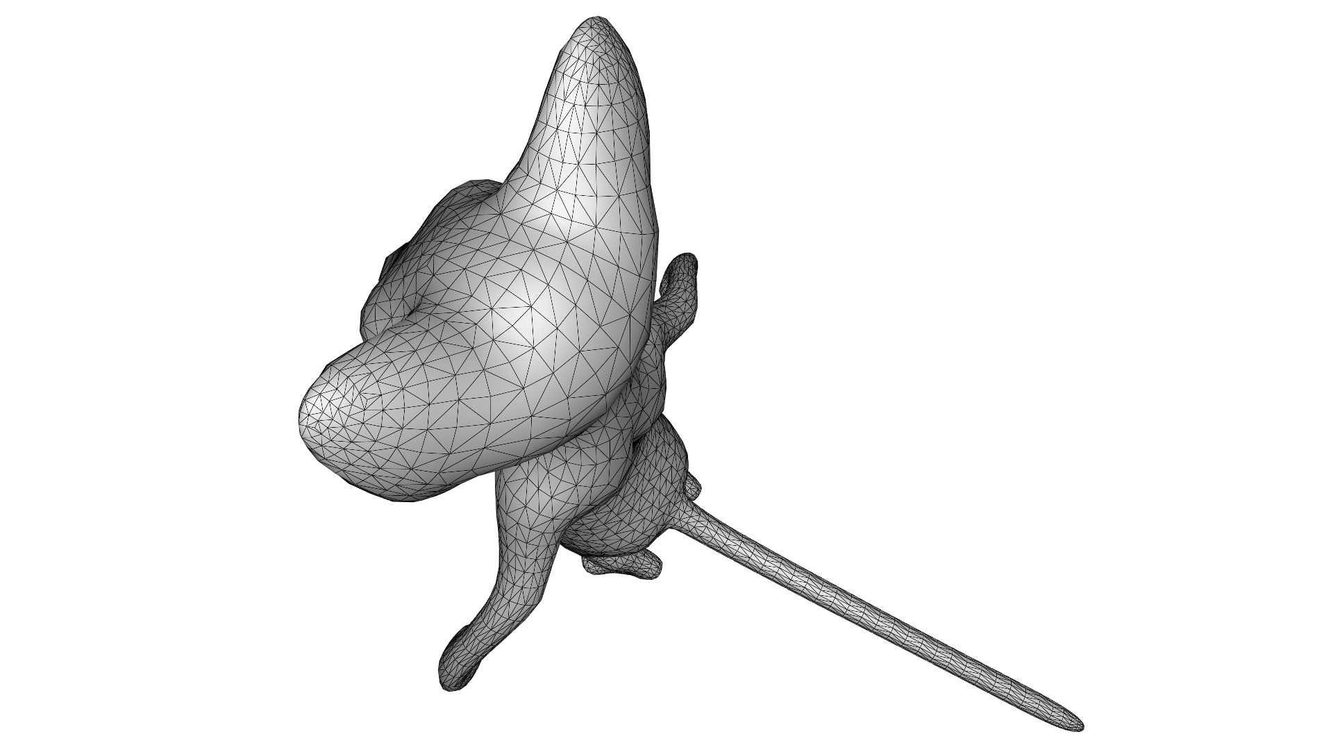 Zynx the Wrinkled Wanderer Low-poly 3D model_8