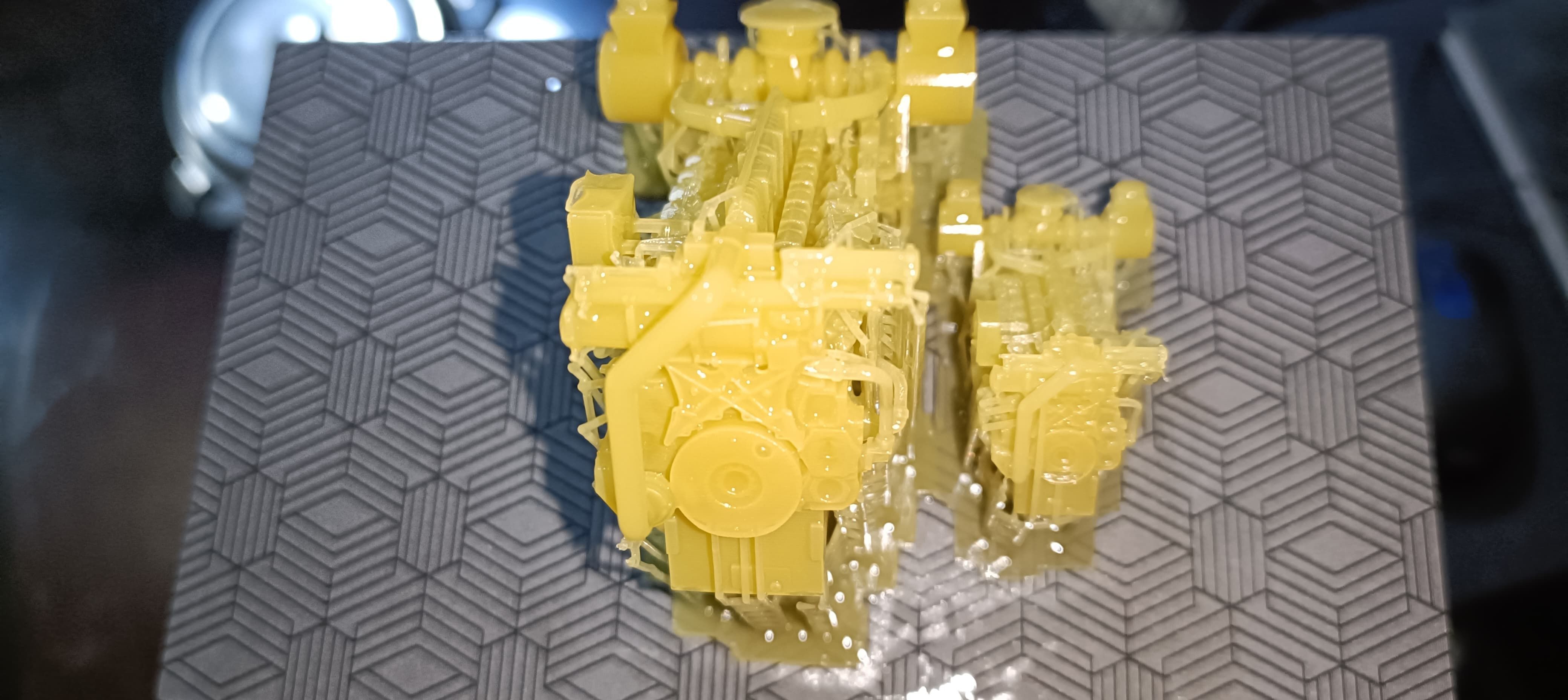 Diesel engine 3516B CAT 3D print model_11