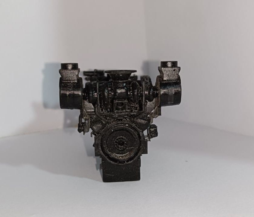 Diesel engine 3516B CAT 3D print model_7
