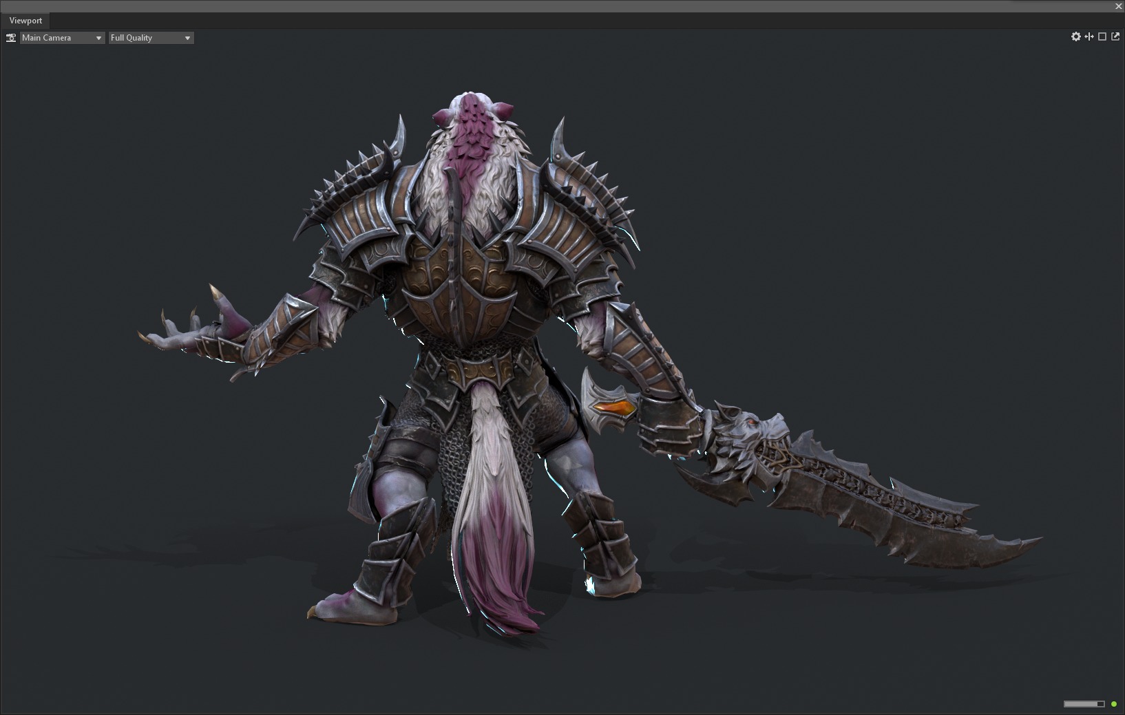 Werewolf warrior 3D model_19