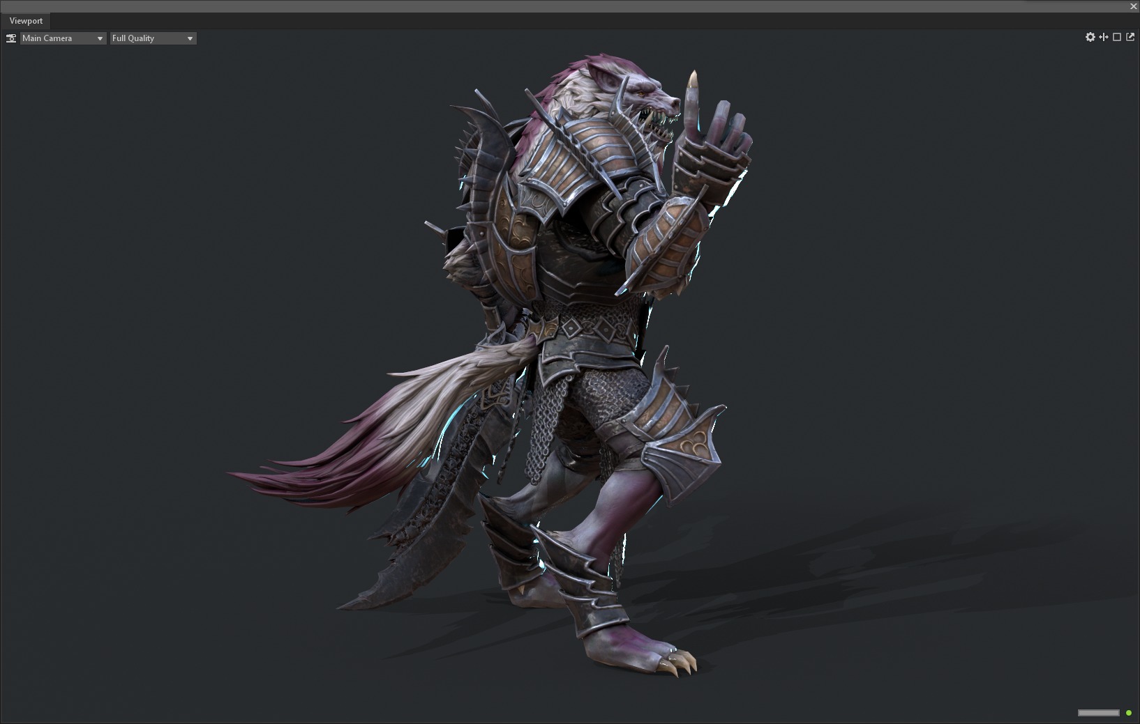 Werewolf warrior 3D model_26