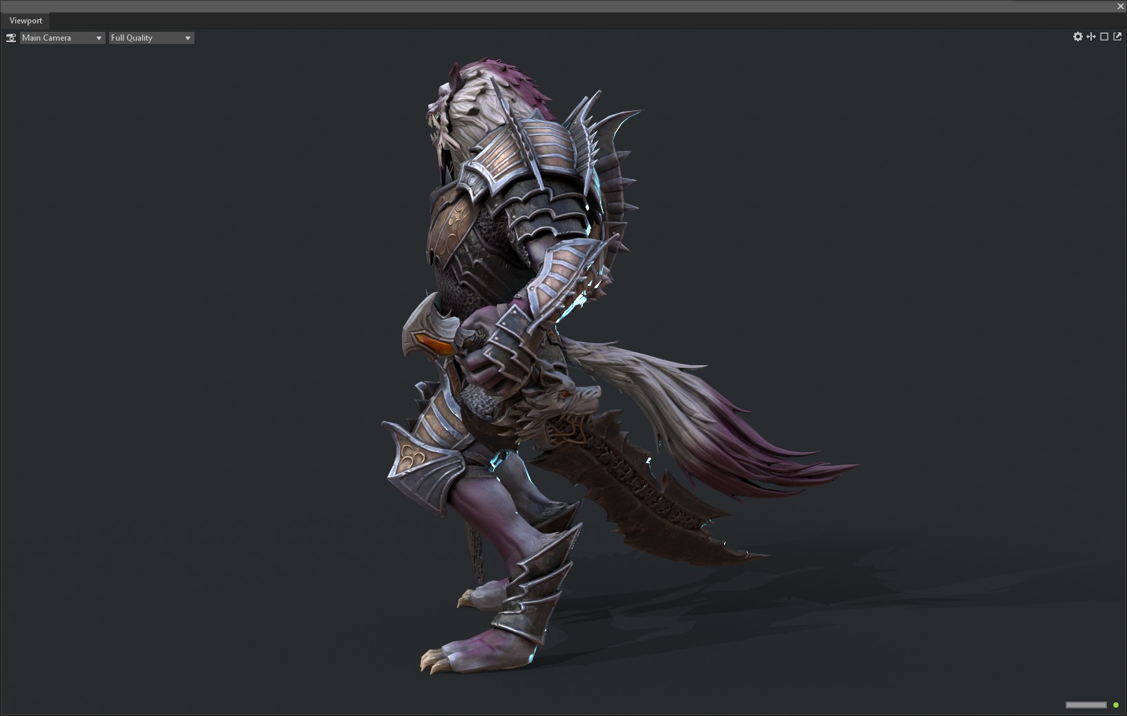 Werewolf warrior 3D model_24
