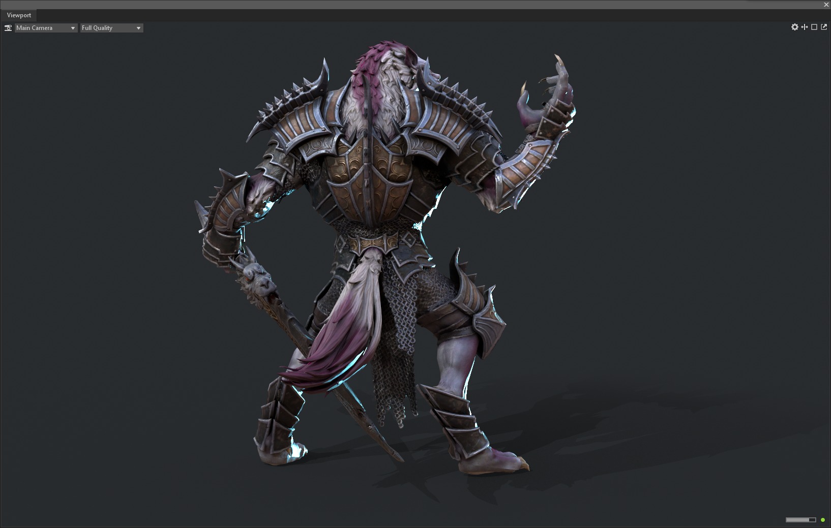 Werewolf warrior 3D model_23
