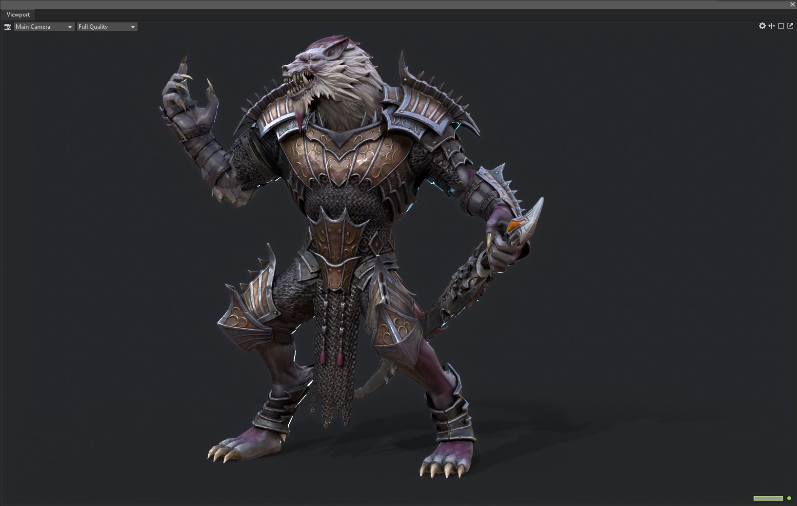 Werewolf warrior 3D model_25