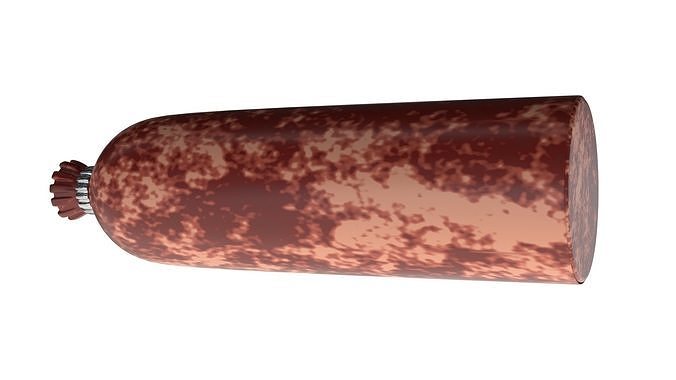 Sausage salami Free 3D model