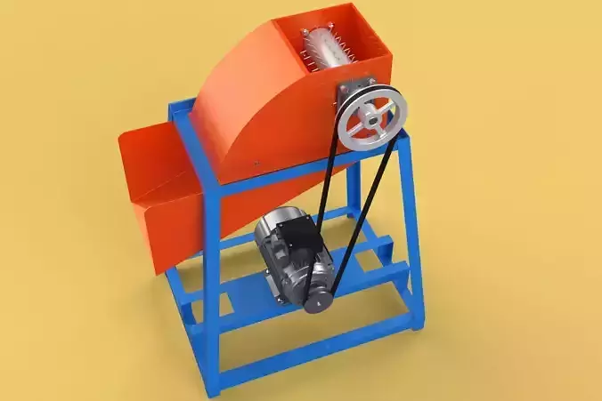 WASTE CRUSHER ORGANIC VEGETABLE COCOPEAT GRINDER MACHINE 3D model
