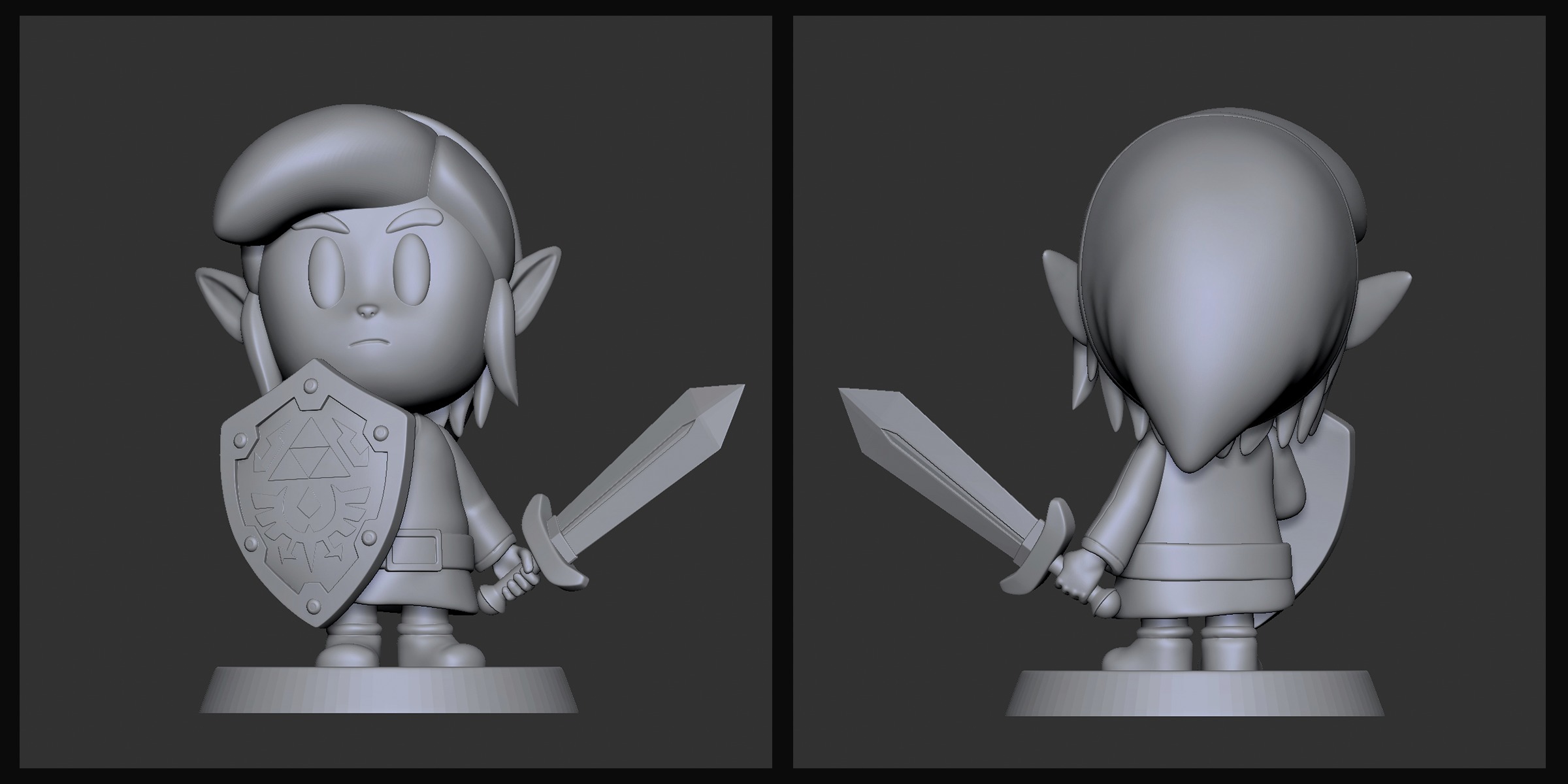 Link - Zelda Links Awakening 3D print model_3