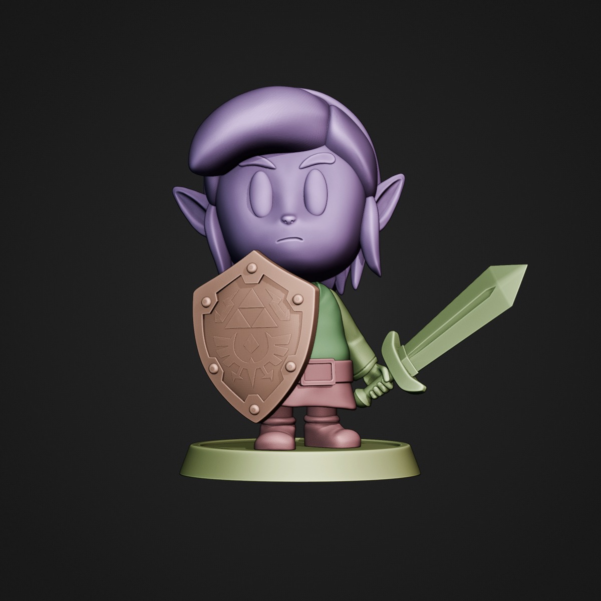 Link - Zelda Links Awakening 3D print model_5