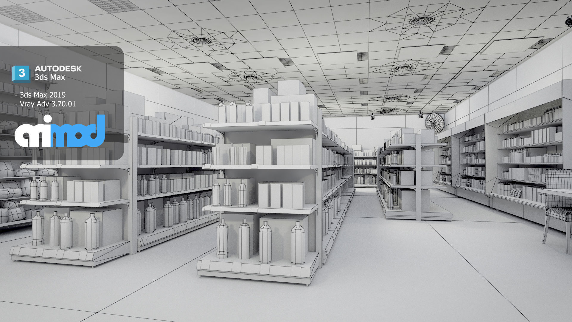 Convenience Store 0001 3D model_6