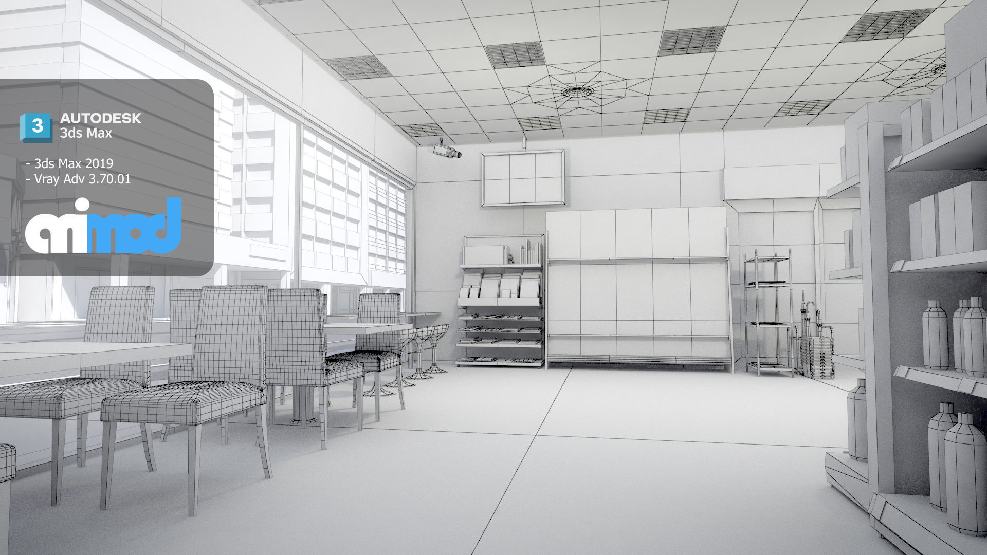 Convenience Store 0001 3D model_8