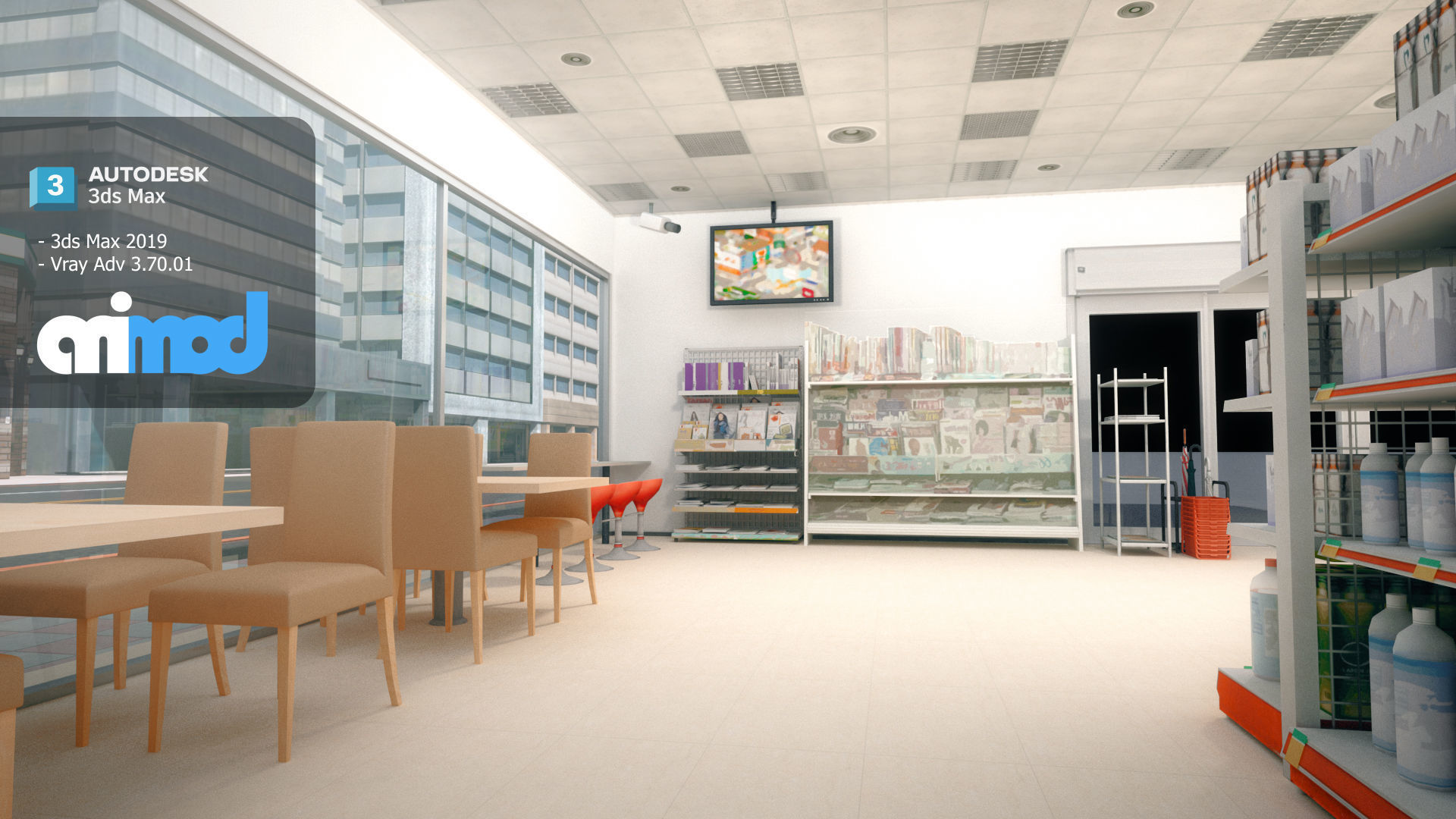 Convenience Store 0001 3D model_3