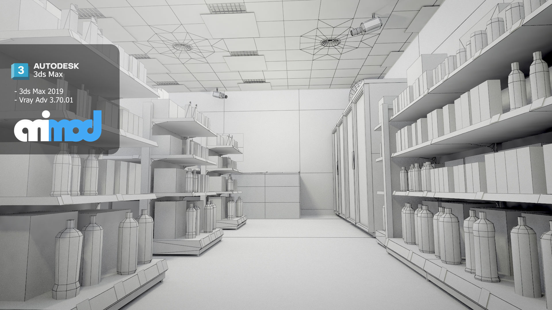 Convenience Store 0001 3D model_7