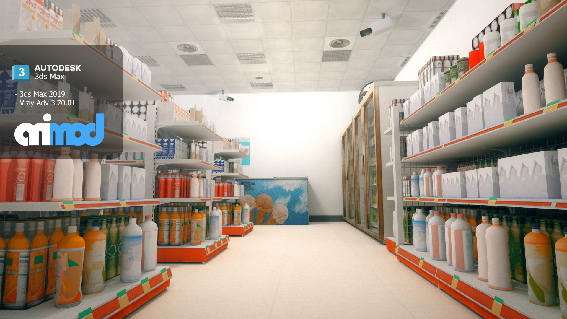 Convenience Store 0001 3D model_2