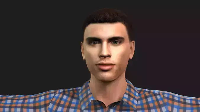 hyper realistic  man