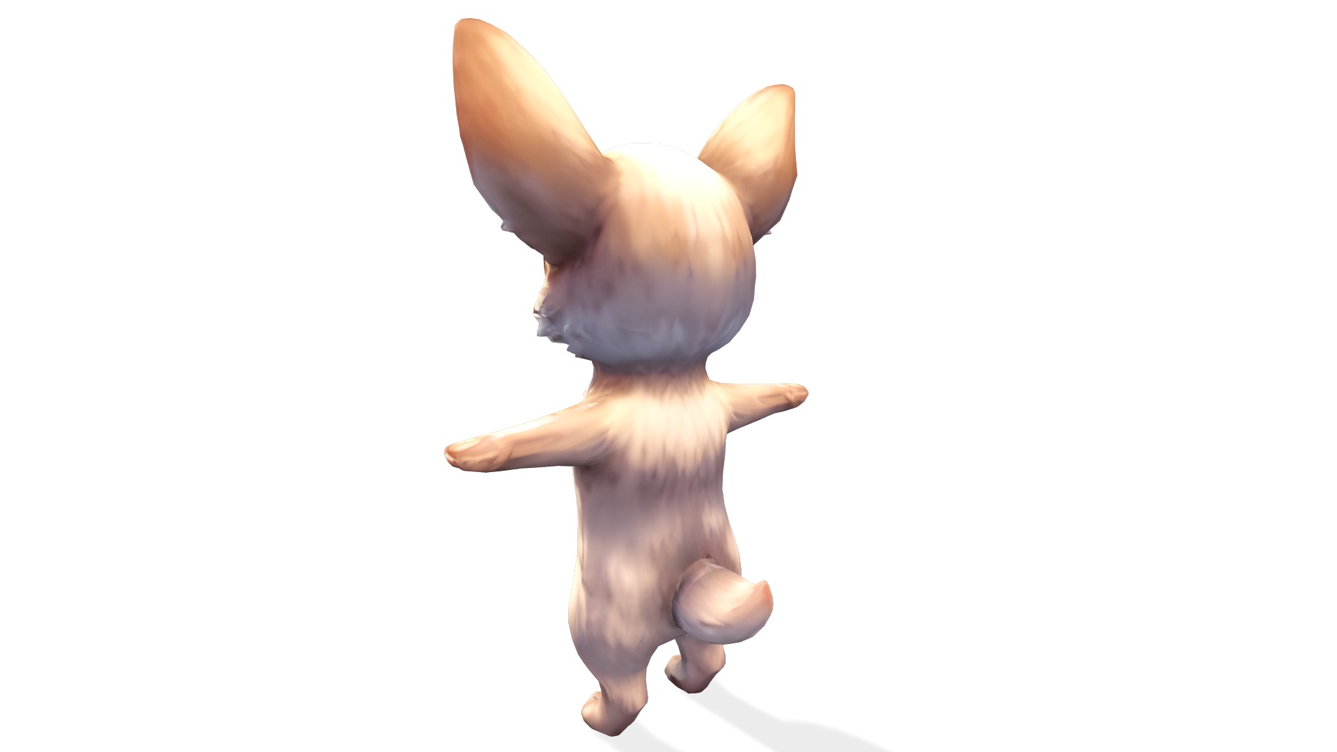ChiChi the Curious Chihuahua Low-poly 3D model_3