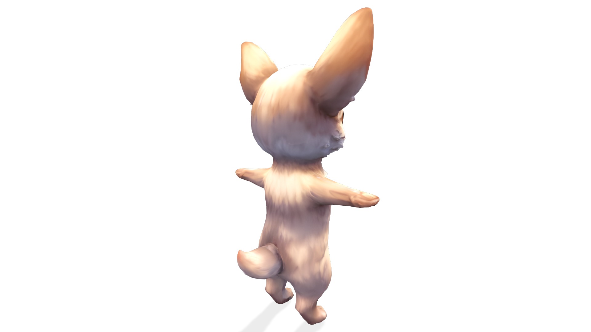 ChiChi the Curious Chihuahua Low-poly 3D model_5