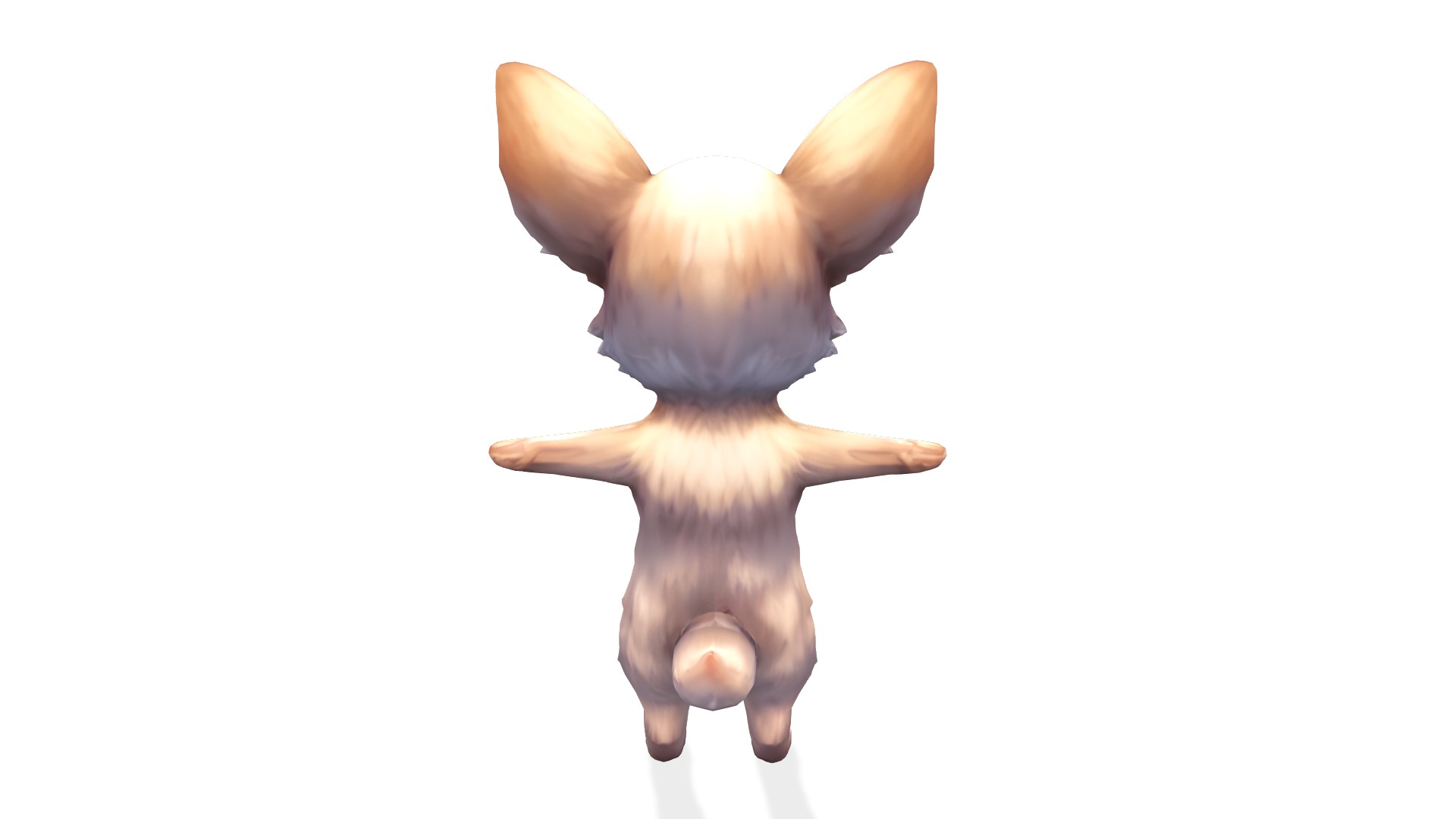 ChiChi the Curious Chihuahua Low-poly 3D model_4