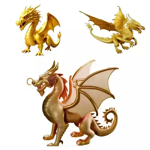 Golden Guardian Dragon