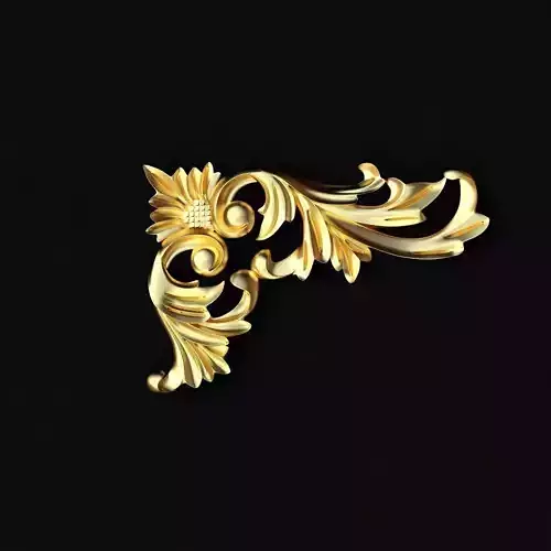 Central decor ornament for furniture