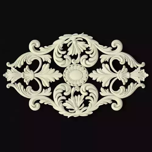 Central decor ornament for furniture