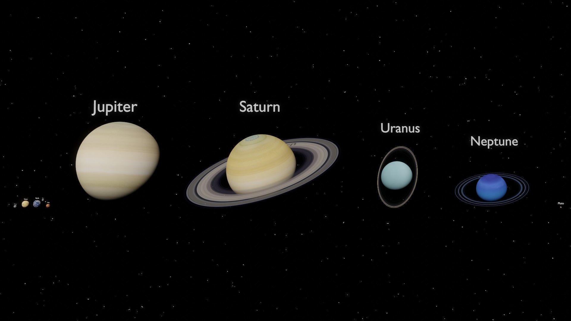 Solar System Planets to Scale 3D model_5