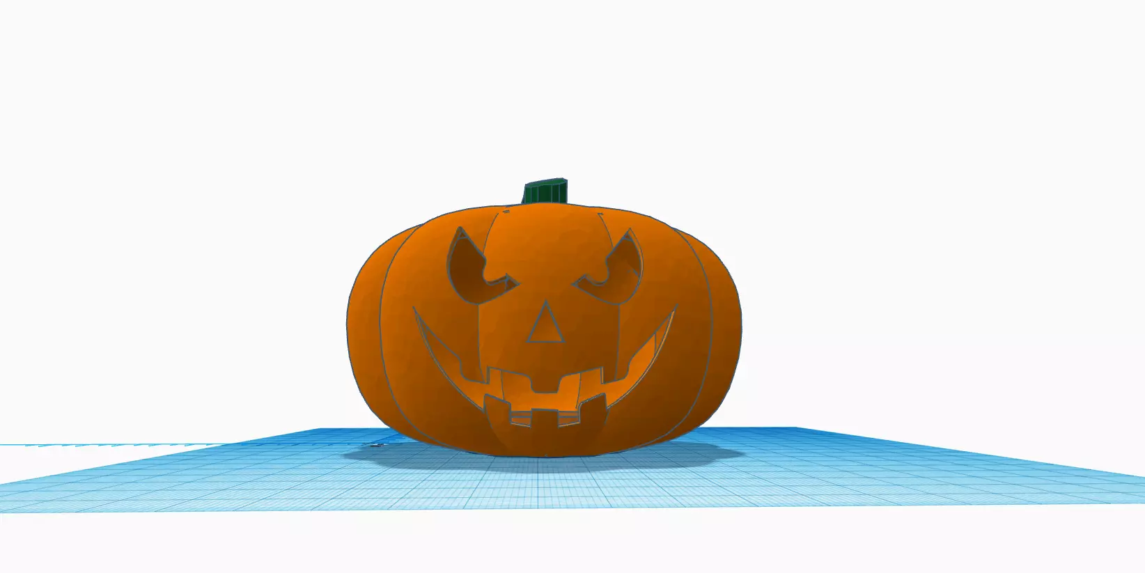 Halloween Pumpkin 3D print model_0