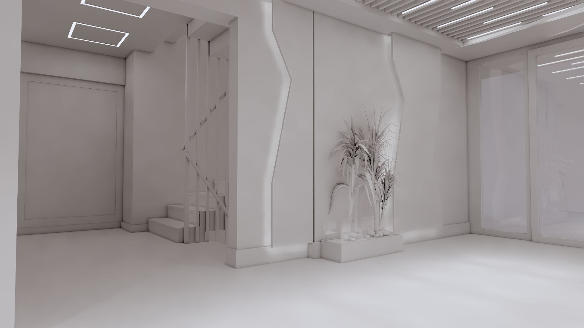 ENTRANCE 02 Low-poly 3D model_37