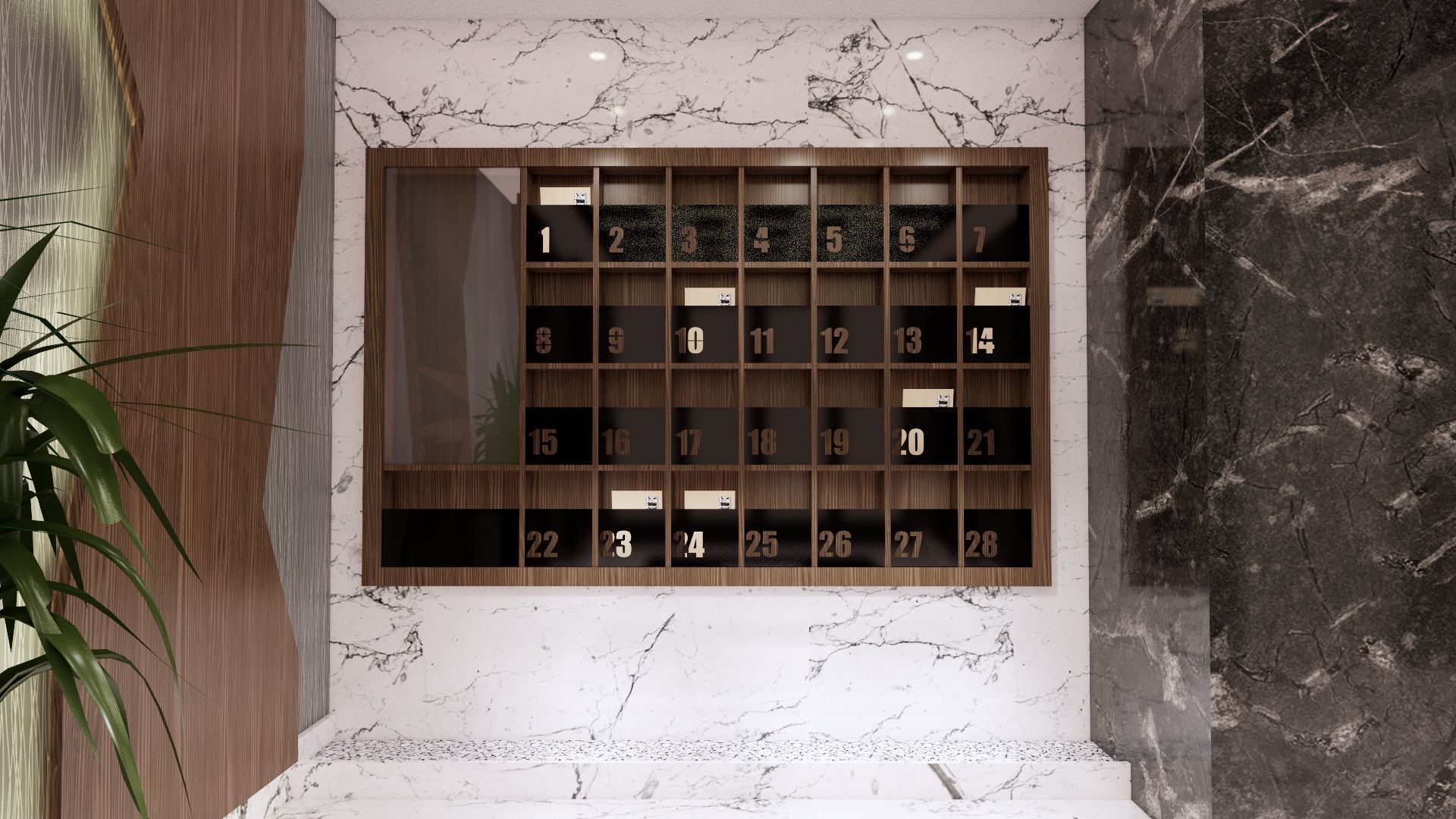 ENTRANCE 02 Low-poly 3D model_6