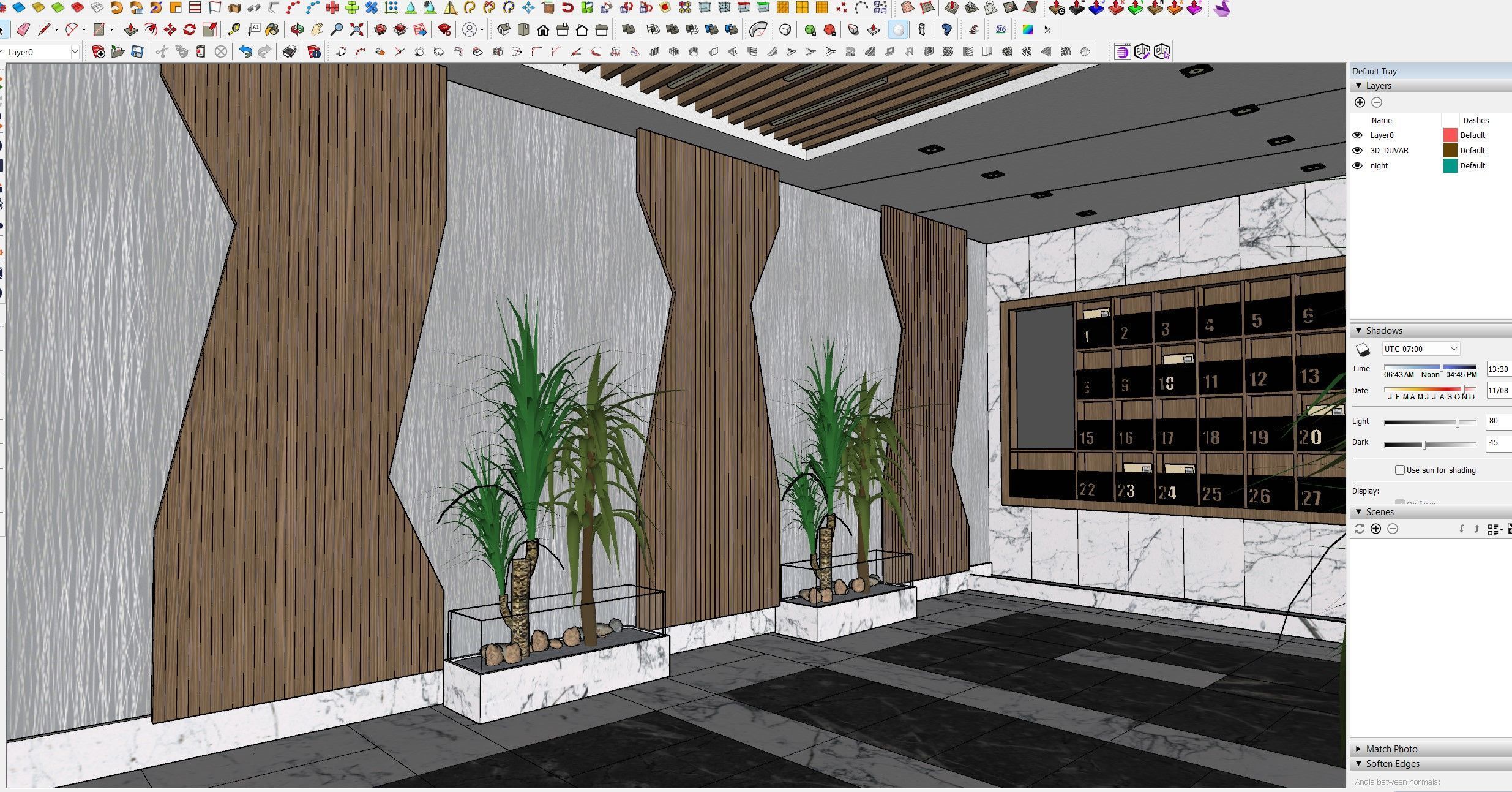 ENTRANCE 02 Low-poly 3D model_3