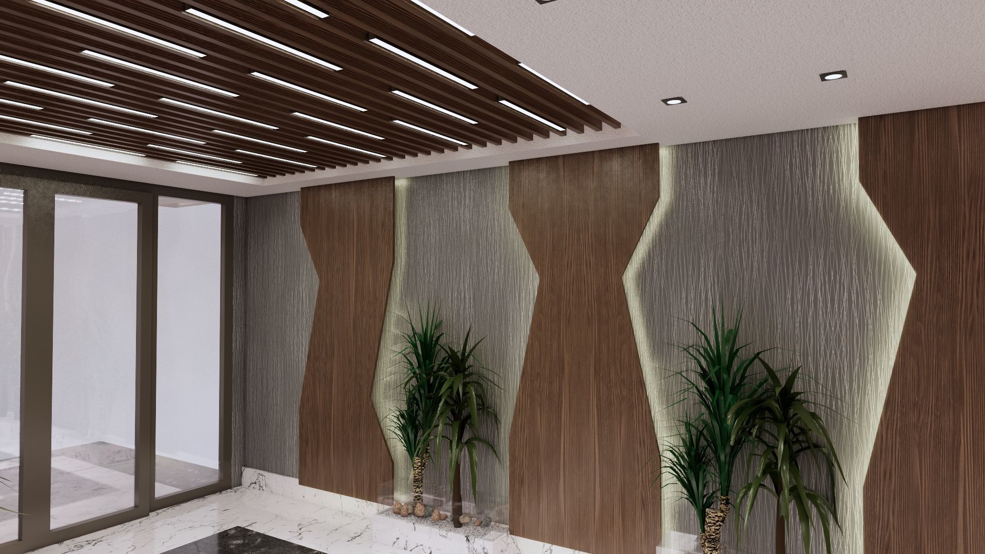 ENTRANCE 02 Low-poly 3D model_8