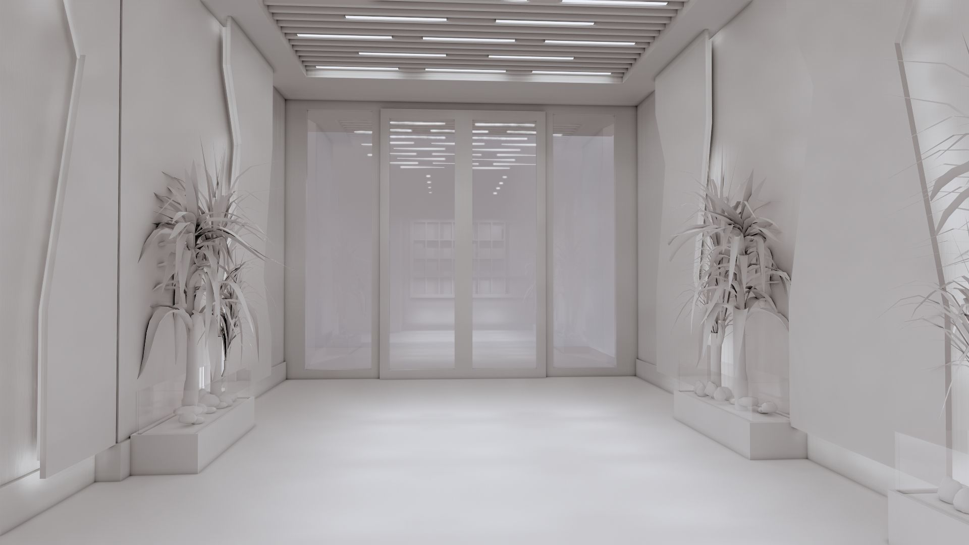 ENTRANCE 02 Low-poly 3D model_39