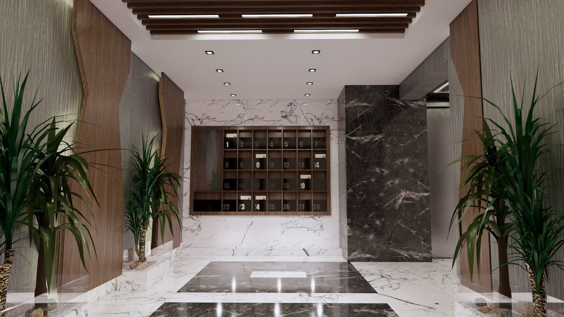 ENTRANCE 02 Low-poly 3D model_23