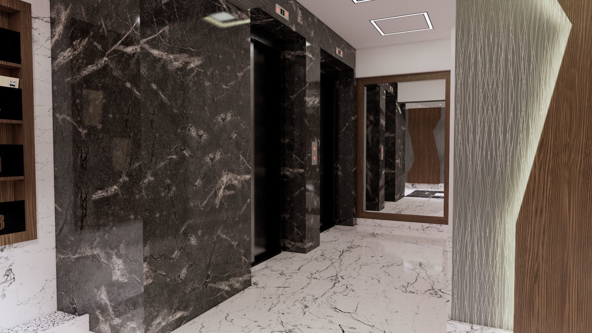 ENTRANCE 02 Low-poly 3D model_7