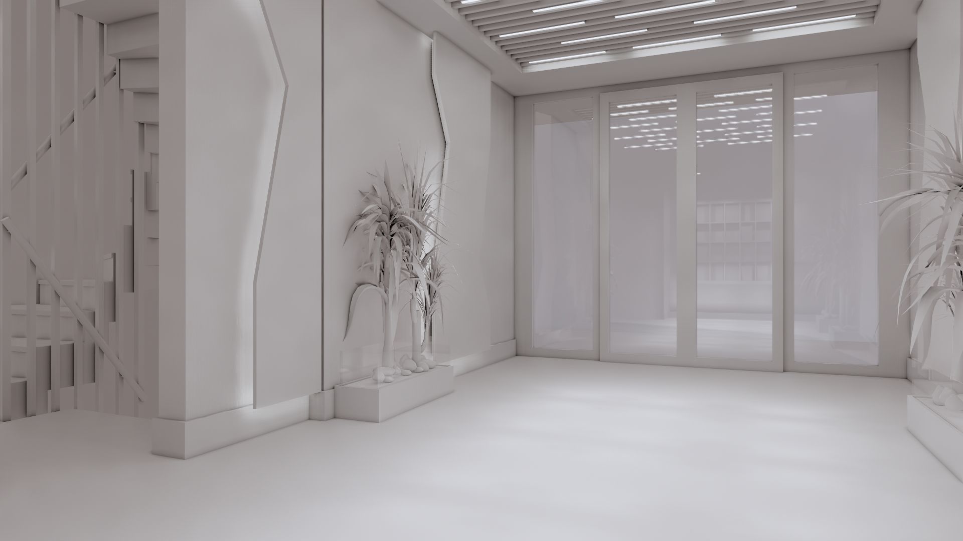 ENTRANCE 02 Low-poly 3D model_38