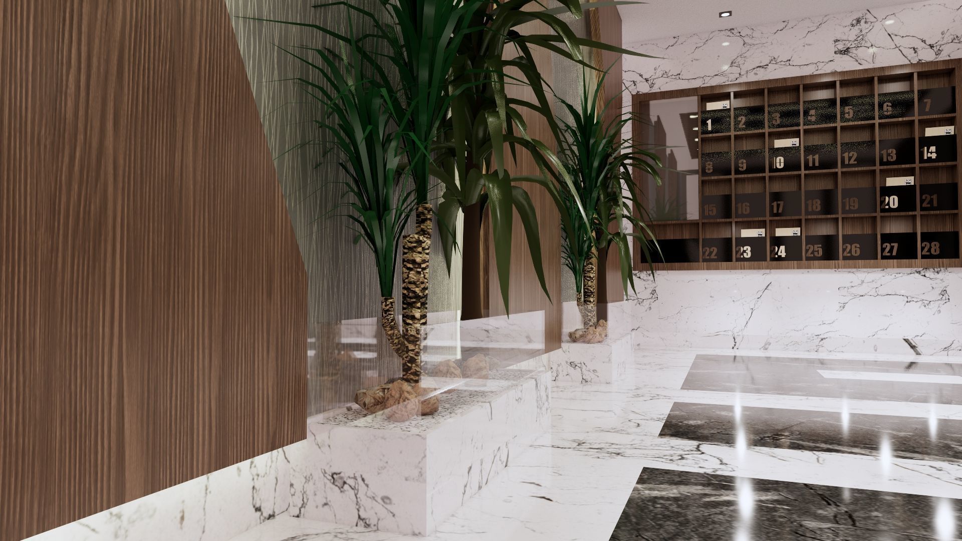 ENTRANCE 02 Low-poly 3D model_9