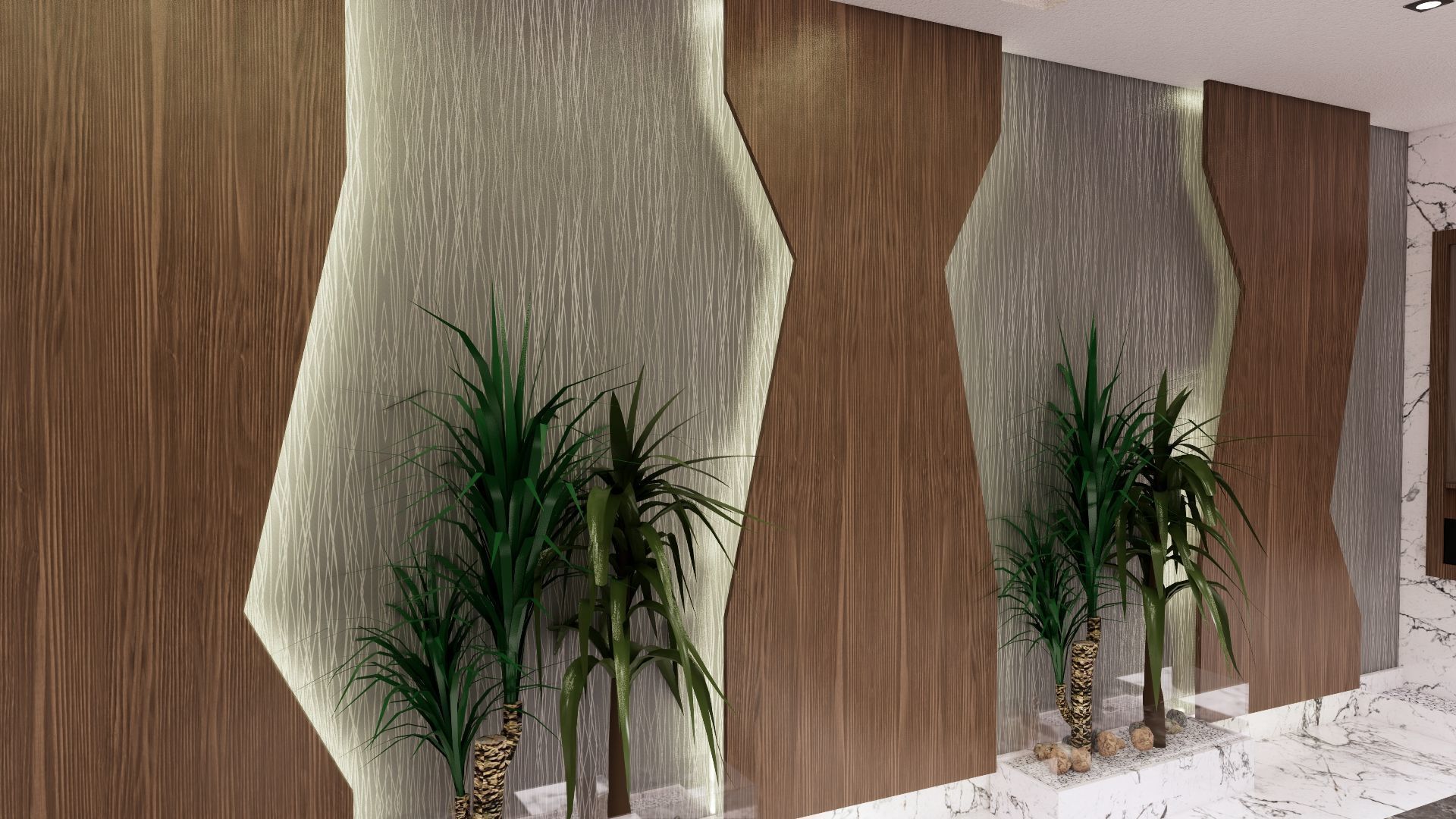 ENTRANCE 02 Low-poly 3D model_11