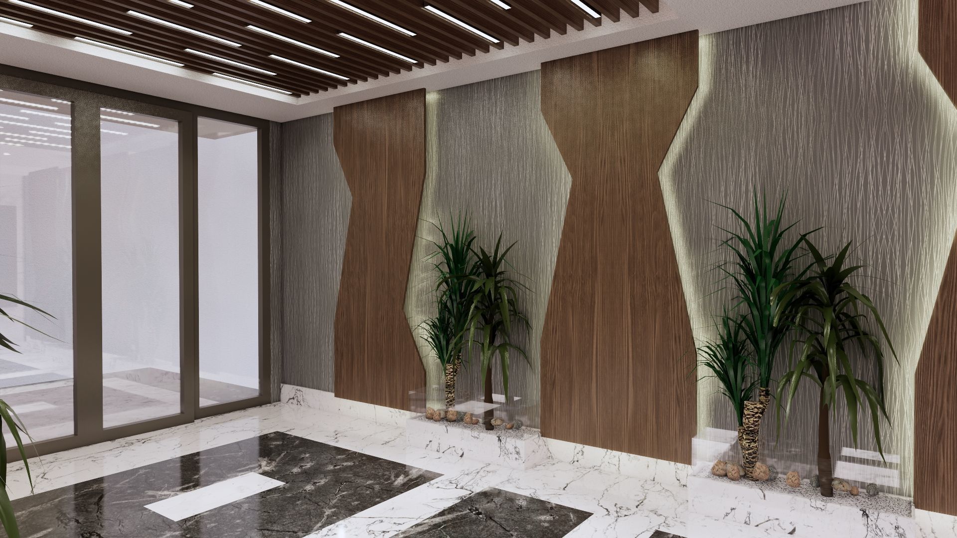 ENTRANCE 02 Low-poly 3D model_20