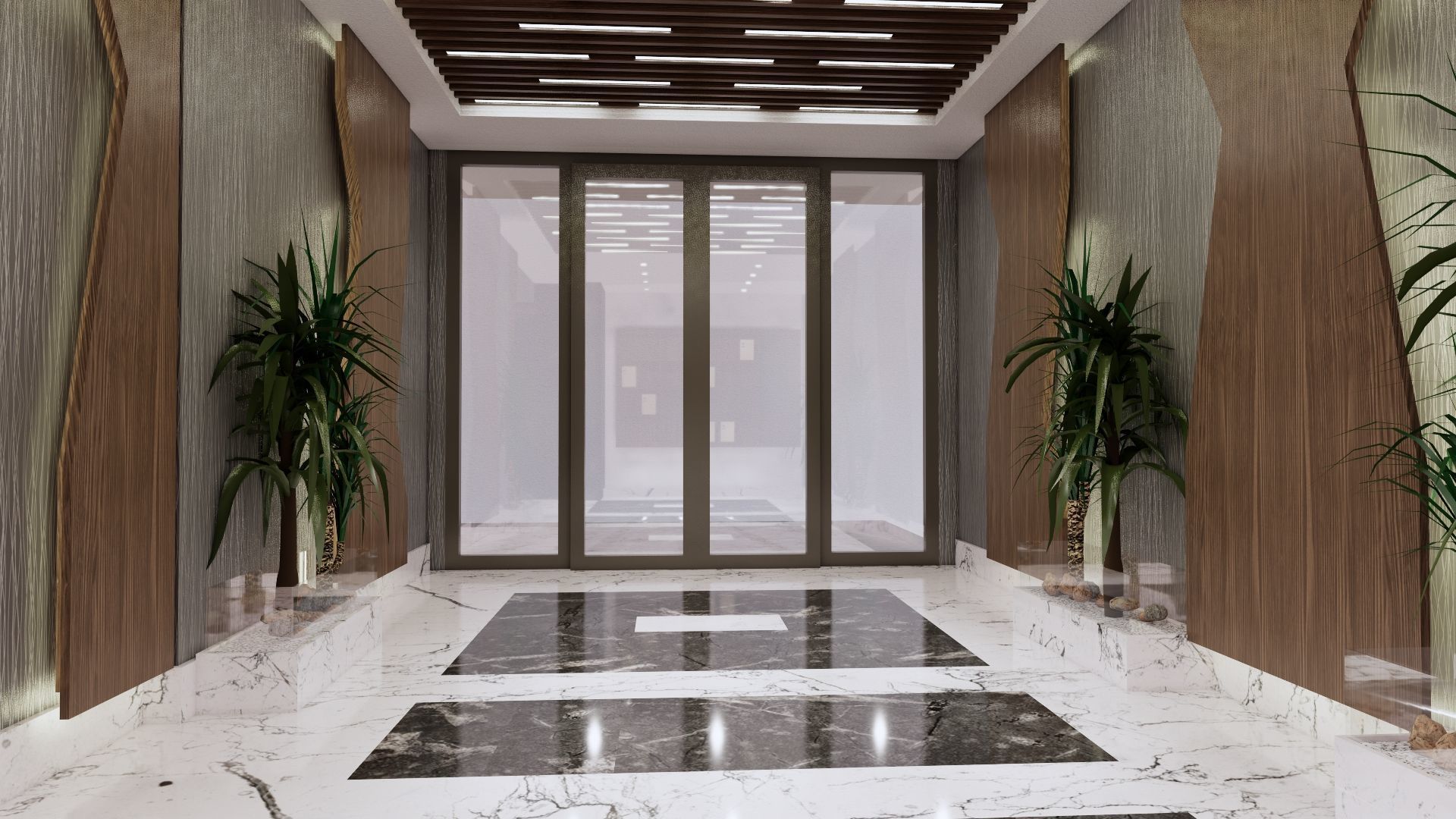 ENTRANCE 02 Low-poly 3D model_18