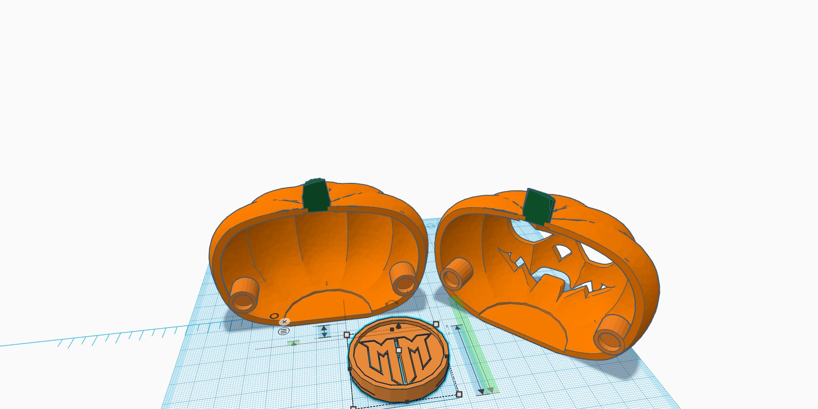 Halloween Pumpkin 3D print model_4