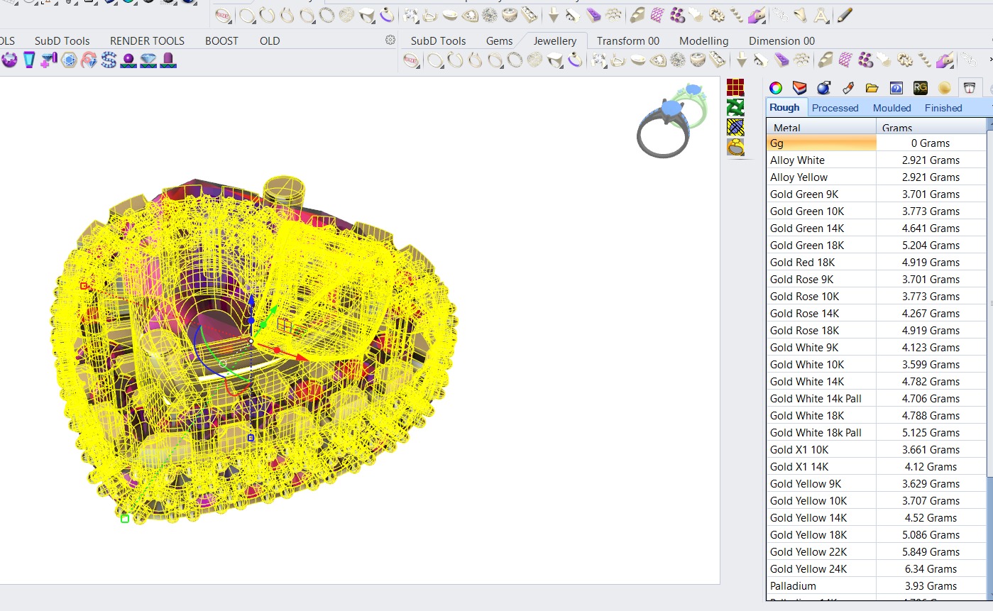 Micro Prong Heart Pendant 3D print model_9