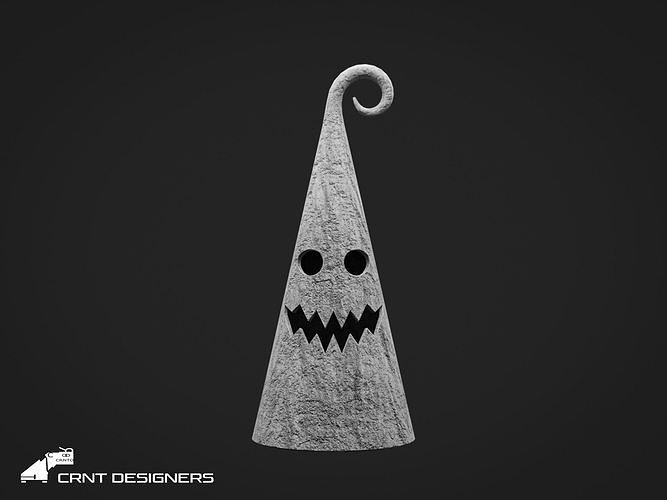 Halloween Ghost Lantern Low-poly 3D model