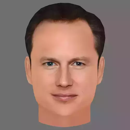 Patrick Wilson Head - Low poly head for game